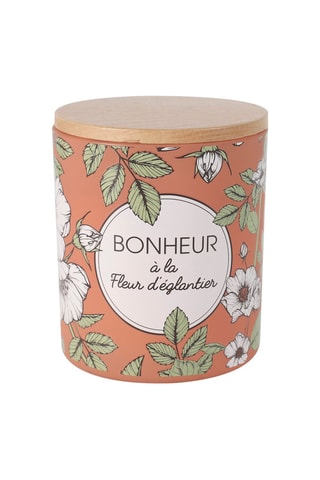 Bougie naturelle - Fleur d'églantier et linge frais