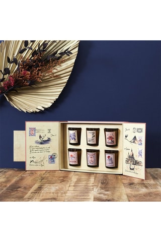 Coffret de 6 bougies parfumées - Senteur du monde