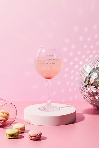 Verre à vin gradué en verre trempé Challenge