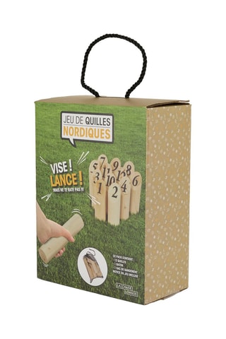 Jeu de quilles Nordiques en pin