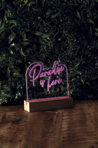 Lampe de table LED - Transparent