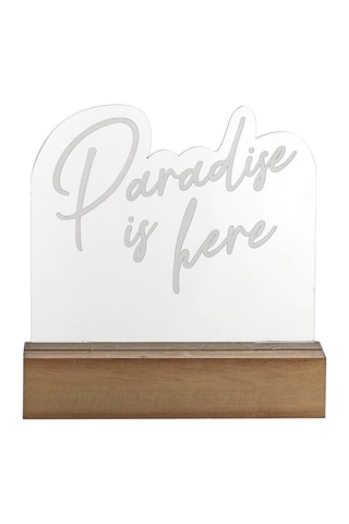 Lampe de table LED - Transparent