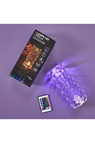 Lampe de table LED - Transparent