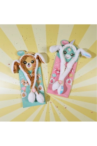 2 serres-têtes à oreilles - Marron et blanc