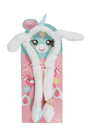 2 serres-têtes à oreilles - Marron et blanc