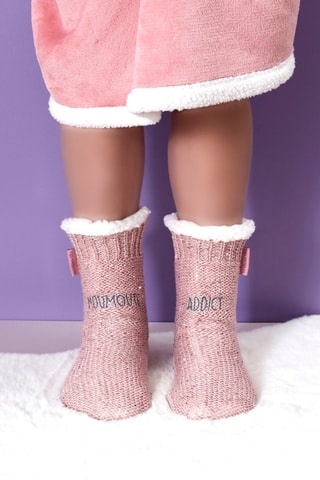 Chaussettes fourrées antidérapantes - Modèle aléatoire