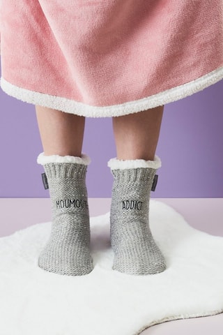 Chaussettes fourrées antidérapantes - Modèle aléatoire