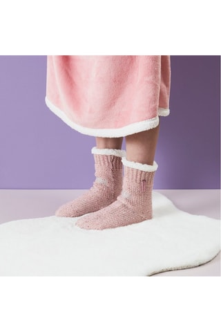 Chaussettes fourrées antidérapantes - Modèle aléatoire