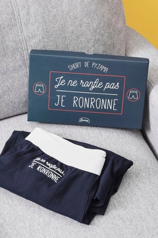 Short de pyjama - Bleu foncé