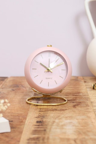 Réveil boule Mily - Rose - 9 x 10,4 x 7,5 cm