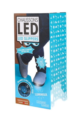 Pantoufles LED - Gris