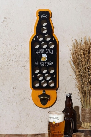 Décapsuleur mural - 15 x 51,5 x 4 cm