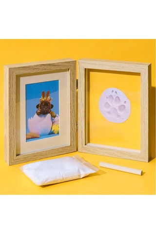 Cadre photo empreinte - 35,5 x 23 x 4 cm