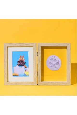 Cadre photo empreinte - 35,5 x 23 x 4 cm