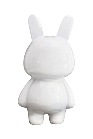 Sculpture en céramique - 25 x 48 x 19 cm - Blanc