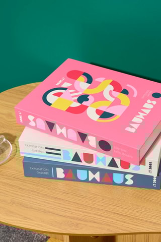 3 boîtes de livre Bauhaus assorties - 33 x 4,2 x 25 cm