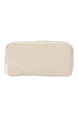 Trousse de toilette velours F*CK - Beige
