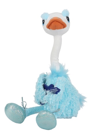 Peluche Autruche dansante Marylin - Bleu