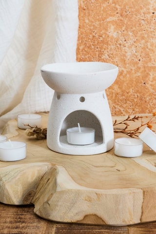 18 bougies chauffe plat - Blanc