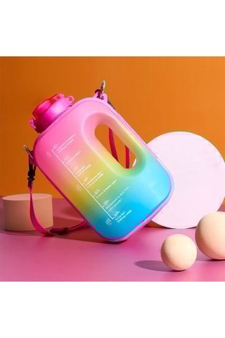 Gourde de motivation Sunset Lover XXL  - Fuschia