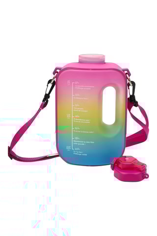 Gourde de motivation Sunset Lover XXL  - Fuschia
