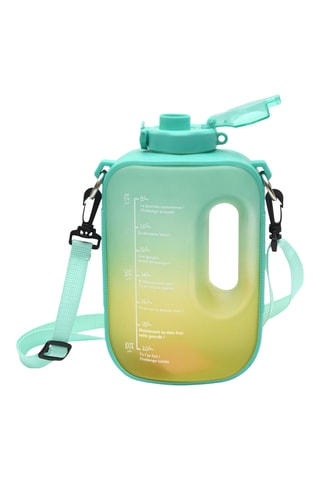 Gourde de motivation Sunset Lover XXL  - Verte