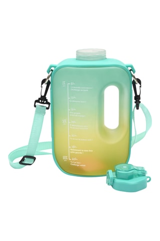 Gourde de motivation Sunset Lover XXL  - Verte