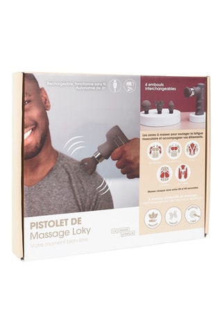 Pistolet de massage Loky en silicone