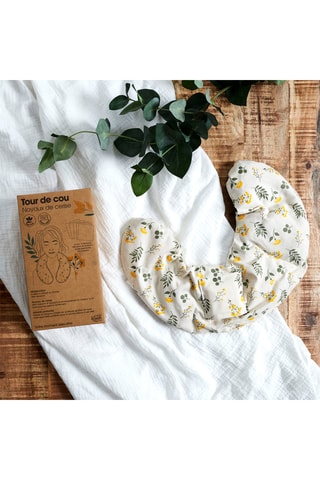 Bouillotte tour de cou - Noyaux de cerise