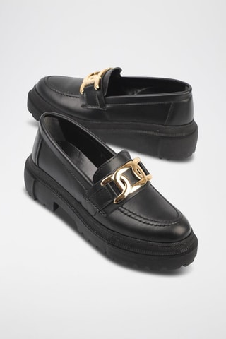 Mocassins envernizados - Preto