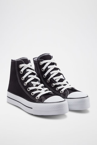 Ténis subidos - Preto