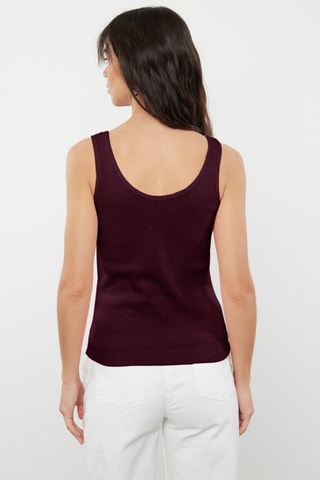 Camisola de alças - Bordô