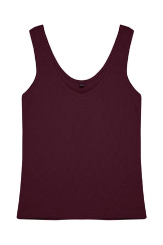 Camisola de alças - Bordô