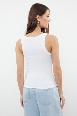 Camisola de alças - Branco