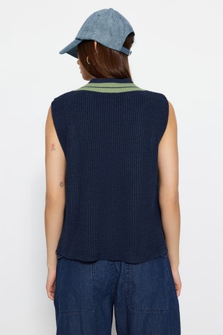 Camisola sem mangas Índigo