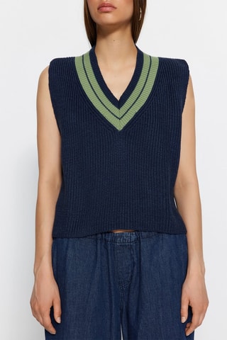 Camisola sem mangas Índigo