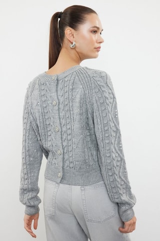 Camisola regular - Cinzento