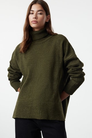 Camisola oversize - Caqui