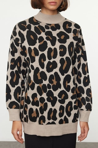 Camisola relaxed - Bege