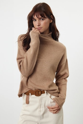 Camisola oversize - Bege