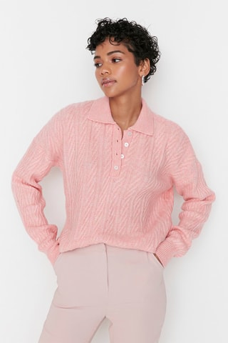 Camisola oversize - Rosa