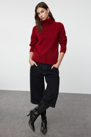 Camisola regular - Bordô