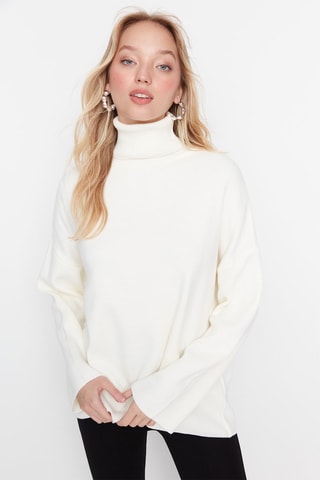 Camisola oversize - Cru