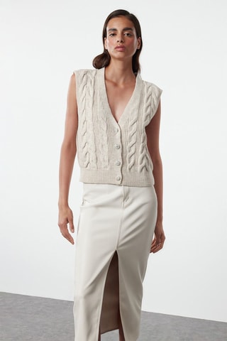 Colete regular - Bege