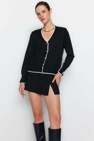 Casaco de malha - Preto