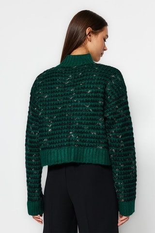 Casaco de malha Verde