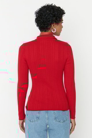 Casaco de malha Vermelho