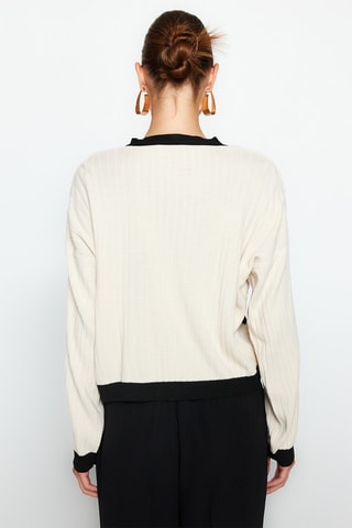 Casaco de malha - Bege