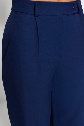 Calças wide legs - Azul