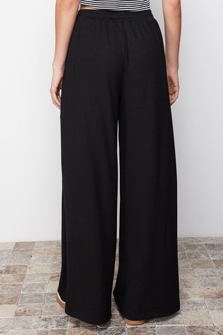 Calças wide legs - Preto